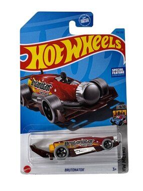 Hot Wheels Brutonator HW Metro 2024 Red Yellow Jet Car Diecast 1:64
